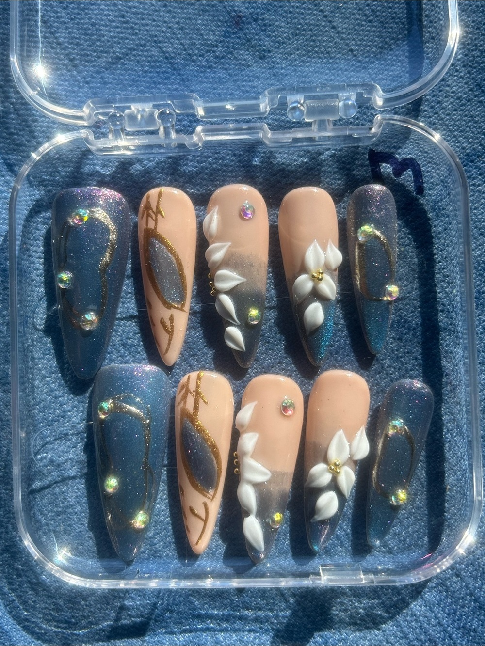 Stiletto Handmade Press On Nails